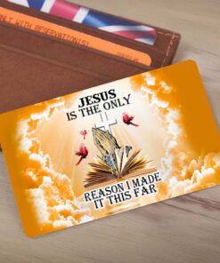Personalized Jesus Wallet Card QFHM5050301