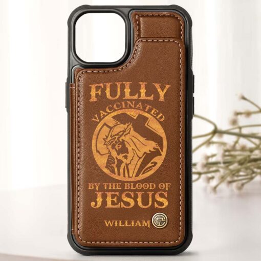 Personalized Jesus Leather Flip Wallet Phone Case QFHM5030301 - Image 3