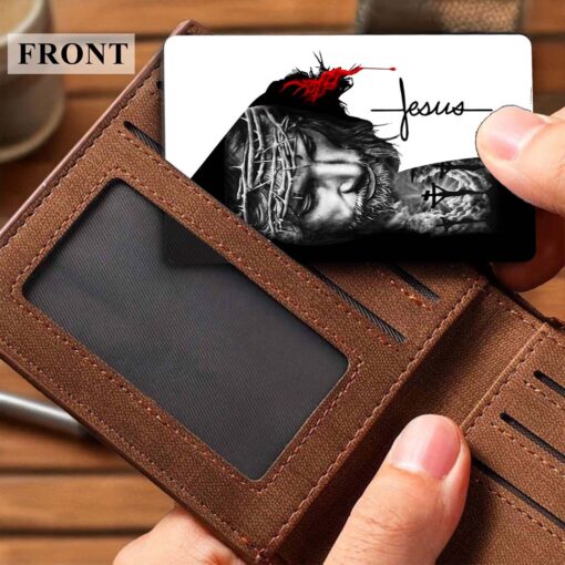 Personalized Jesus Wallet Card QFHM5040302 - Image 4