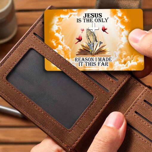 Personalized Jesus Wallet Card QFHM5050301 - Image 4