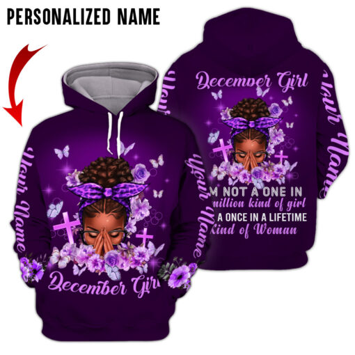 Personalized Name December Girl 3D All Over Printed Clothes QFYY4110701 -12 - Image 3