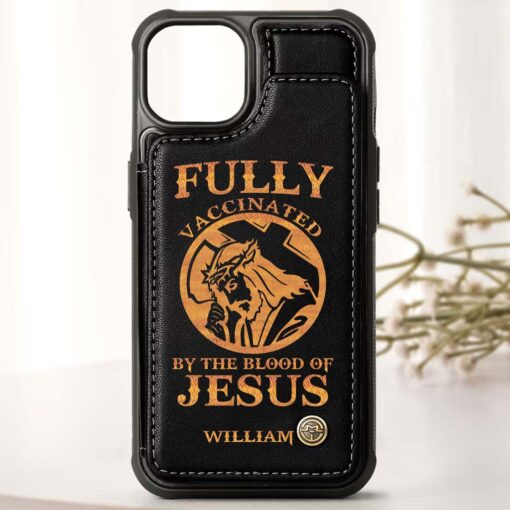 Personalized Jesus Leather Flip Wallet Phone Case QFHM5030301 - Image 4