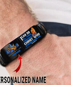 Personalized Jesus Bracelet, I can do all things through Christ who strengthens me Bracelet NPTZ5170303