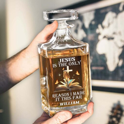 Personalized Jesus Whiskey Bottle QFTD5120301 - Image 5