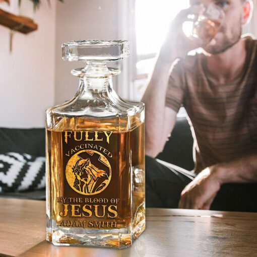 Personalized Jesus Whiskey Bottle QFTD5110301