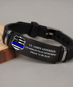 Personalized Police Bracelet, Police Officer Gift, Gift for Police UKHM5170301