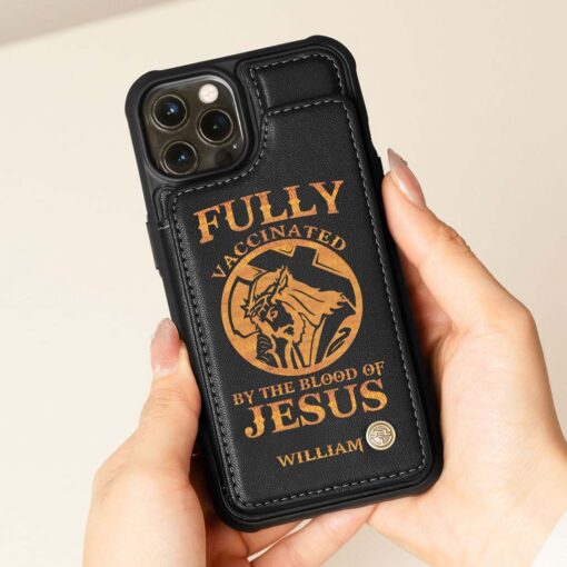 Personalized Jesus Leather Flip Wallet Phone Case QFHM5030301 - Image 5