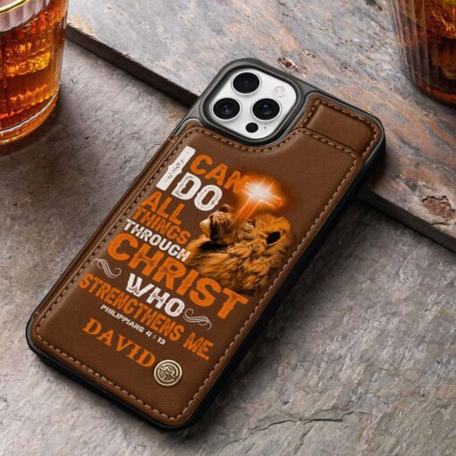 Personalized Jesus Leather Flip Wallet Phone Case QFHM5030303 - Image 6