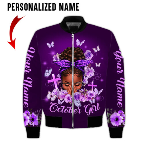 Personalized Name October Girl 3D All Over Printed Clothes QFYY4110701 -10 - Image 8