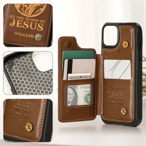 Personalized Jesus Leather Flip Wallet Phone Case QFHM5030301 - Image 8