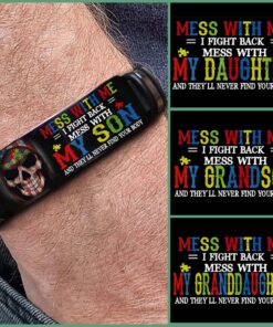 Personalized Autism Dad Bracelet UKHM5200302
