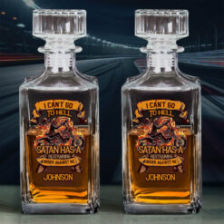 Personalized Motorcycle Whiskey Bottle, Gift For Biker UKND5260402
