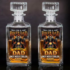 Personalized Motorcycle Whiskey Bottle, Gift For Biker UKND5260401