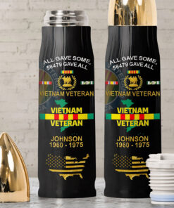 Personalized Vietnam Veteran Bullet Tumbler QFNT5110401