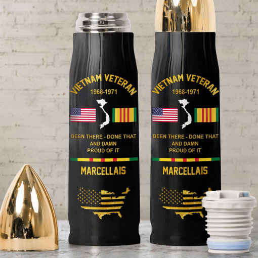 Personalized Vietnam Veteran Bullet Tumbler QFNT5110402