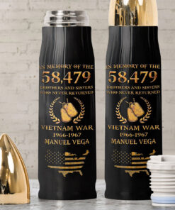 Personalized Vietnam Veteran Bullet Tumbler QFNT5120405