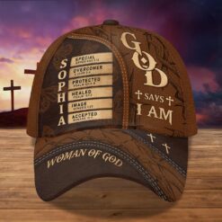 Personalized Jesus Cap, Woman Of God, Christian Gifts for Woman UKPY5250402