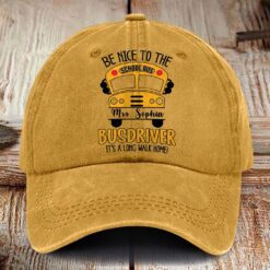 Personalized School Bus Driver Embroidered Hat NPHM5280401