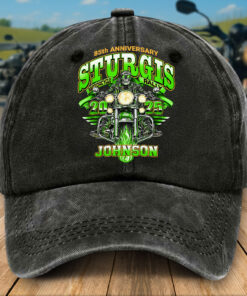 Personalized Distressed Washed Cotton Motorcycle Printed Hat UKTZ5280401