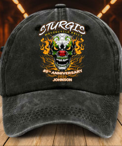 Personalized Distressed Washed Cotton Motorcycle Printed Hat UKTZ5260403
