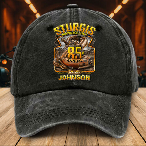 Personalized Distressed Washed Cotton Motorcycle Printed Hat UKTZ5260405