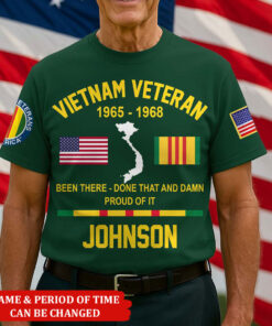 Personalized Vietnam Veteran 3D Shirt QFTD5020401