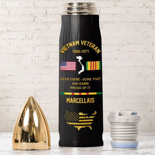 Personalized Vietnam Veteran Bullet Tumbler QFNT5110402 - Image 2