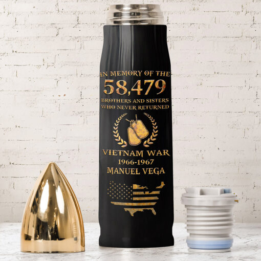 Personalized Vietnam Veteran Bullet Tumbler QFNT5120405 - Image 2