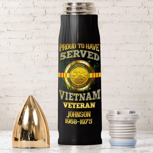Personalized Vietnam Veteran Bullet Tumbler QFNT5150403 - Image 2