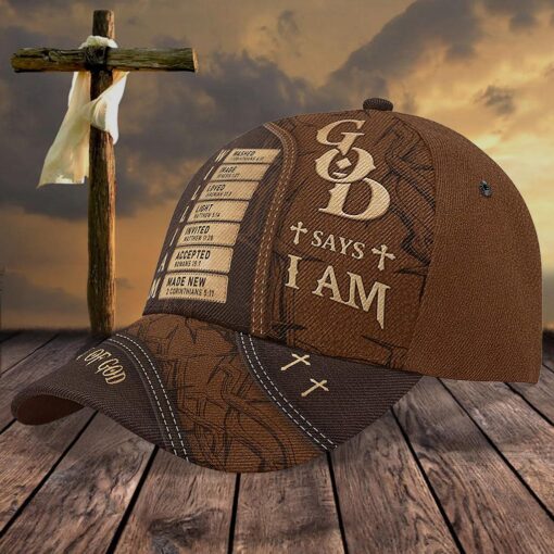 Personalized Jesus Cap, Christian Gifts for Men, Man Of God Custom God Cap UKPY5250401 - Image 2