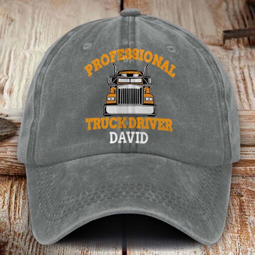 Personalized Washed Cotton Truck Driver  Printed Hat MQHM5280403 - Image 2