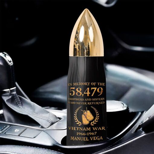 Personalized Vietnam Veteran Bullet Tumbler QFNT5120405 - Image 3
