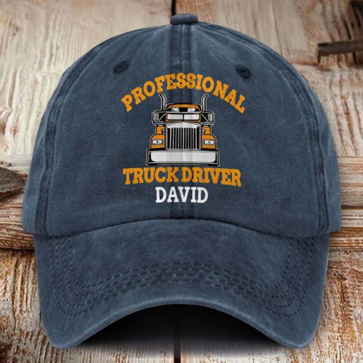 Personalized Washed Cotton Truck Driver  Printed Hat MQHM5280403 - Image 3