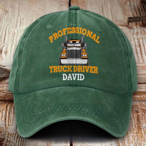 Personalized Washed Cotton Truck Driver  Printed Hat MQHM5280403 - Image 4