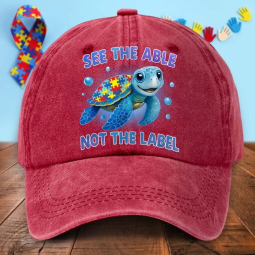 Autism Turtle Demin Hat THHA5110401 - Image 5