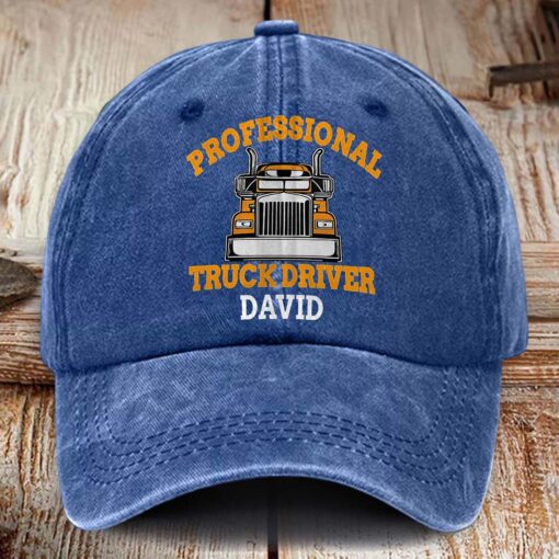 Personalized Washed Cotton Truck Driver  Printed Hat MQHM5280403 - Image 5