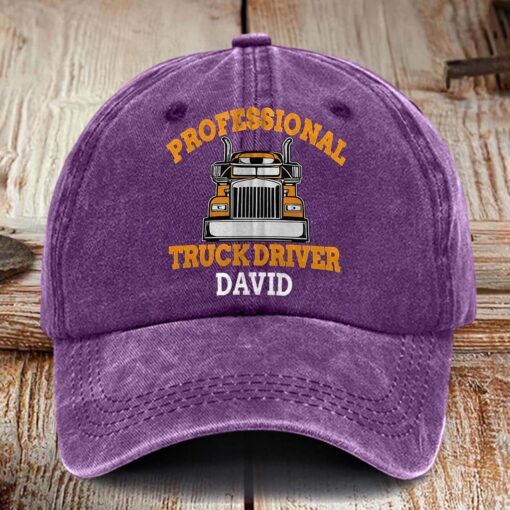 Personalized Washed Cotton Truck Driver  Printed Hat MQHM5280403 - Image 6