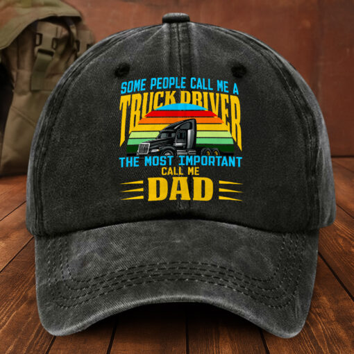 Personalized Washed Cotton Truck Driver  Printed Hat MQNT5260404 - Image 2