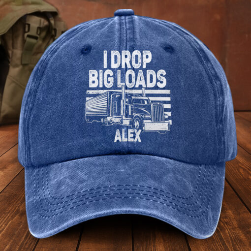 Personalized Washed Cotton Truck Driver  Printed Hat MQNT5260402 - Image 2
