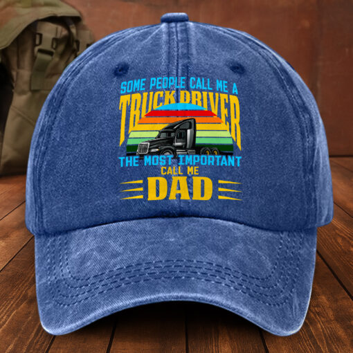 Personalized Washed Cotton Truck Driver  Printed Hat MQNT5260404 - Image 3