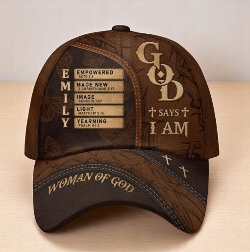 Personalized Jesus Cap, Woman Of God, Christian Gifts for Woman UKPY5250402 - Image 5
