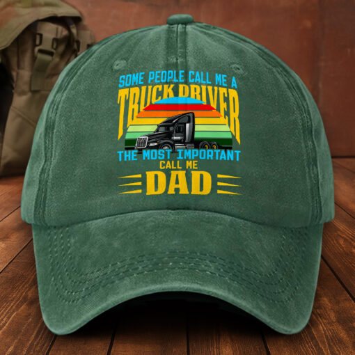 Personalized Washed Cotton Truck Driver  Printed Hat MQNT5260404 - Image 4