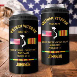 Personalized Vietnam Veteran Can Cooler Tumbler UKNT5130502