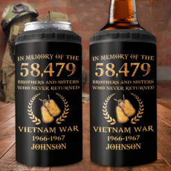 Personalized Vietnam Veteran Can Cooler Tumbler UKNT5150501