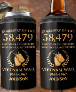 Personalized Vietnam Veteran Can Cooler Tumbler UKNT5150501