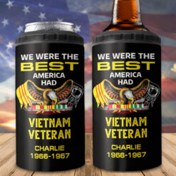 Personalized Vietnam Veteran Can Cooler Tumbler UKNT5150504