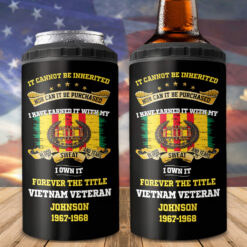 Personalized Vietnam Veteran Can Cooler Tumbler UKNT5150502