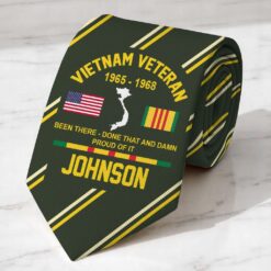 Personalized Vietnam Veteran Tie QFTD5230501