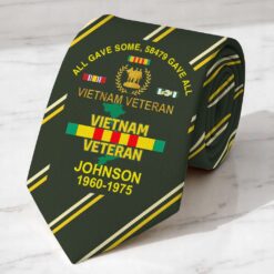 Personalized Vietnam Veteran Tie QFTD5230502