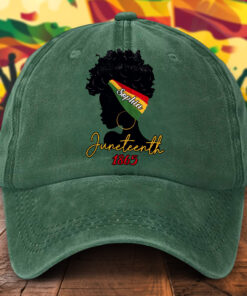 Personalized Juneteenth Distressed Washed Cotton Hat  UKHA5290502